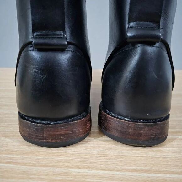 Timberland Boots 75531 Combat Moto Lace Up Mens Shoe Black Leather Size 13 - Picture 7 of 16